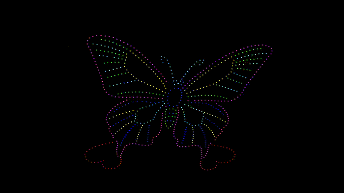 best drone light show in uae with 1000 drones